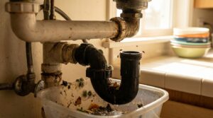 ontdek de veelvoorkomende fout onder de gootsteen die vervelende geurtjes veroorzaakt en leer hoe je deze helpt te voorkomen voor een frisse en schone keuken.