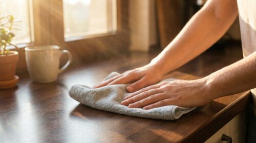 ontdek de vaak vergeten stap na het schoonmaken die voorkomt dat stof snel terugkomt en zorg voor een schoner huis.