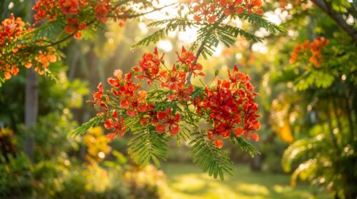 ontdek hoe de kleurrijke flamboyante boom op een verrassende manier de waarde en uitstraling van uw tuin kan verhogen.