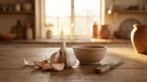 ontdek een verrassende en snelle methode om knoflook te pellen met slechts een simpele kom, zonder gedoe. bespaar tijd en moeite in de keuken!
